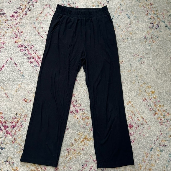 & Other Stories Wide Leg Knit Pants in Black sz S - Picture 1 of 3